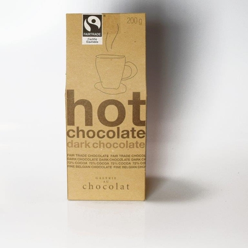 Picture of Galerie au Chocolat Galerie au Chocolat FairTrade Dark Hot Chocolate, 200g