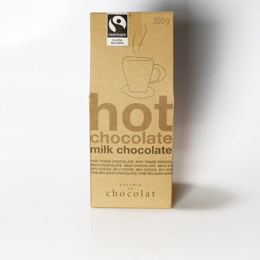 Picture of Galerie au Chocolat Galerie au Chocolat Fairtrade Milk Hot Chocolate, 200g