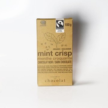 Picture of  Fairtrade Dark Chocolate Mint Crisp Bar, 8x100g