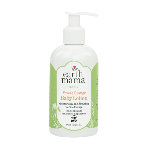 Picture of Earth Mama Earth Mama Baby Lotion, Sweet Orange 240ml