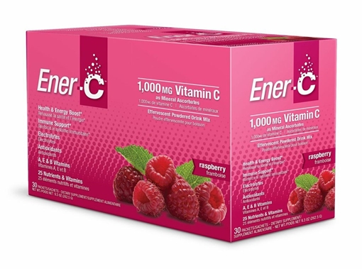Picture of Ener-C Ener-C 1,000mg Vitamin C Drink Mix, Raspberry 30 Pack
