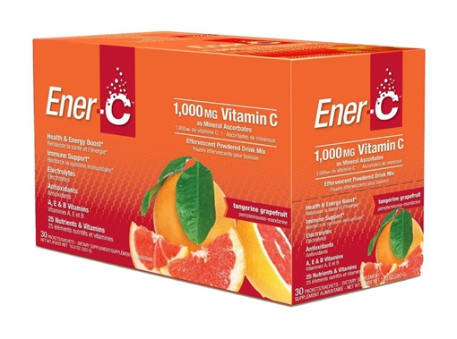 Picture of Ener-C Ener-C 1,000mg Vitamin C Drink Mix, Tangerine Grapefruit 30 Pack