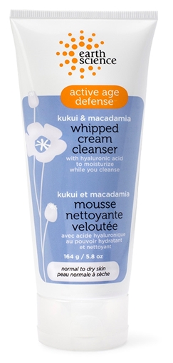 Picture of Earth Science Earth Science Active Age Defense Whipped Cream Cleanser, 164g