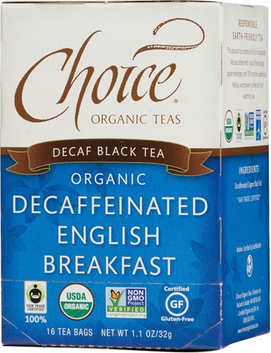 Picture of Choice Organic Teas Choice Organic Decaffeinated English Breakfast Tea, 16 Bags