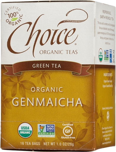 Picture of Choice Organic Teas Choice Organic Genmaicha Tea, 16 Bags