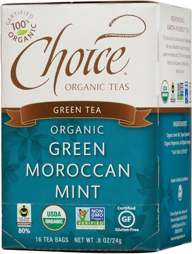 Picture of Choice Organic Teas Choice Organic Green Moroccan Mint Tea, 16 Bags