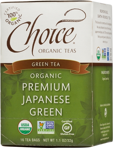 Picture of Choice Organic Teas Choice Organic Premium Japanese Green Tea, 16 Bags