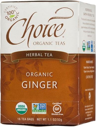 Picture of Choice Organic Teas Choice Organic Ginger Tea, 16 Bags