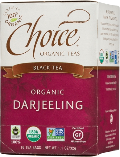 Picture of Choice Organic Teas Choice Organic Darjeeling Tea, 16 Bags