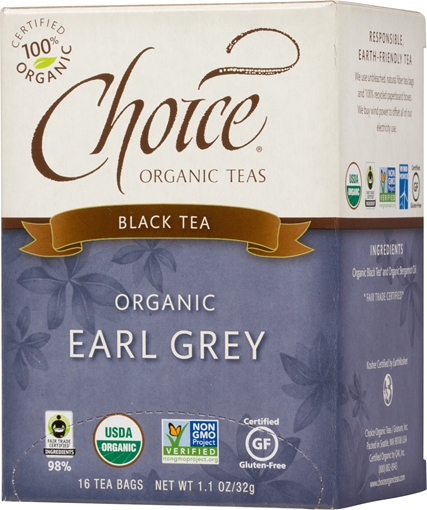Picture of Choice Organic Teas Choice Organic Earl Grey Tea, 16 Bags