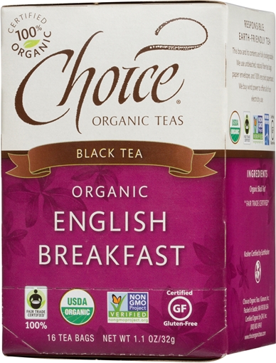 Picture of Choice Organic Teas Choice Organic English Breakfast Tea, 16 Bags