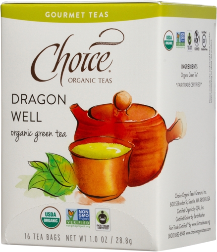 Picture of Choice Organic Teas Choice Organic Dragon Well Tea, 16 Bags