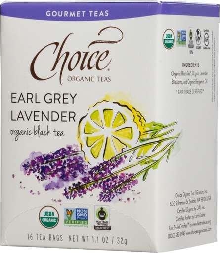 Picture of Choice Organic Teas Choice Organic Earl Grey Lavender Tea, 16 Bags