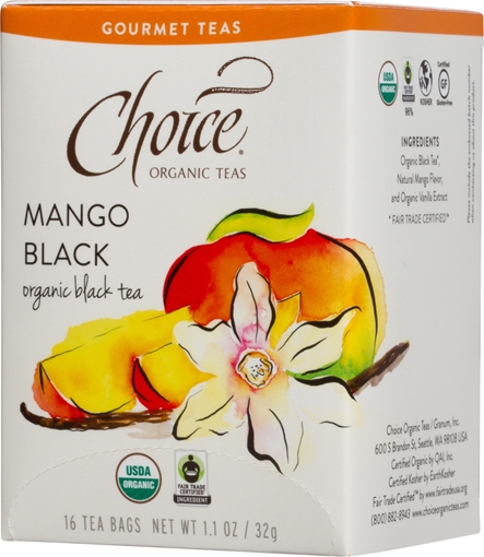 Picture of Choice Organic Teas Choice Organic Mango Black Tea, 16 Bags