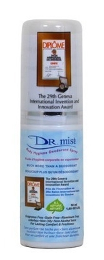 Picture of Dr. Mist Dr. Mist Deodorant Spray, Unscented 75ml