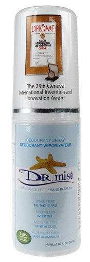 Picture of Dr. Mist Dr. Mist Deodorant Spray, Unscented 50ml