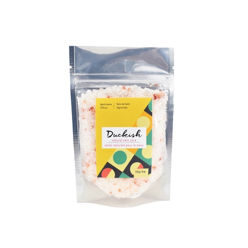 Picture of Duckish Natural Skin Care Duckish Natural Skin Care Citrus Bath Salts, 150g
