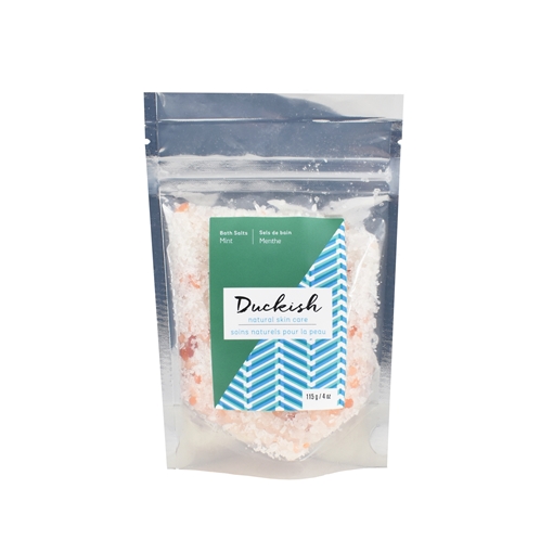 Picture of Duckish Natural Skin Care Duckish Natural Skin Care Mint Bath Salts, 150g