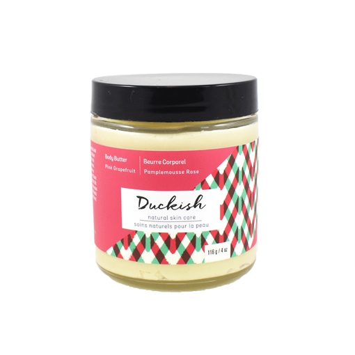 Picture of Duckish Natural Skin Care Duckish Natural Skin Care Body Butter, Pink Grapefruit 116g