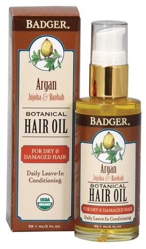 Picture of Badger Balm Badger Hair Oil, Argan 59.1ml