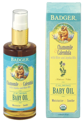 Picture of Badger Balm Badger Balms Baby Oil, 118ml