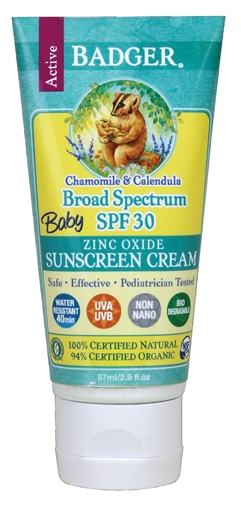 Picture of Badger Balm Badger SPF 30 Baby Sunscreen Cream, 87ml
