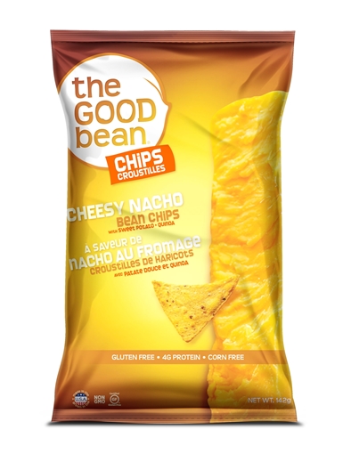 Picture of The Good Bean The Good Bean Cheesy Nacho Bean Chips, 142g
