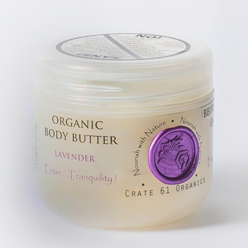 Picture of Crate 61 Organics Crate 61 Organics Body Butter, Lavender 140g