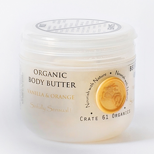 Picture of Crate 61 Organics Crate 61 Organics Body Butter, Vanilla Orange 140g
