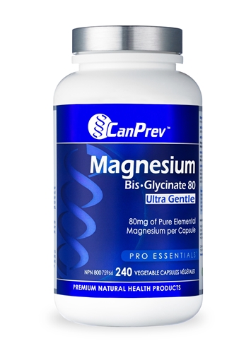 Picture of CanPrev CanPrev Magnesium Bis-Glycinate 80 Ultra Gentle, 240 Vegicaps