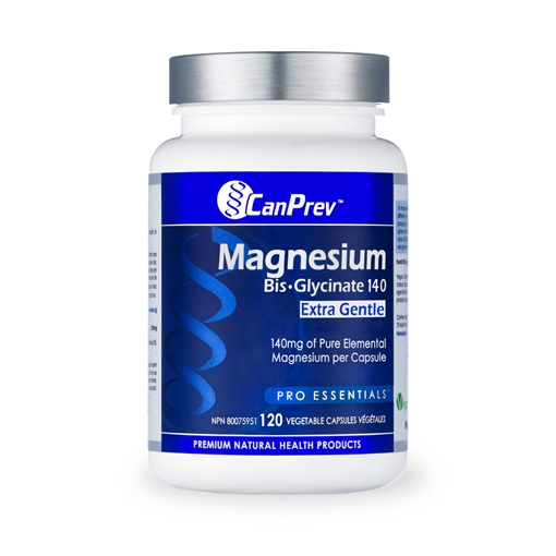 Picture of CanPrev CanPrev Magnesium Bis-Glycinate 140 Extra Gentle, 120 Vegicaps