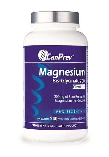 Picture of CanPrev CanPrev Magnesium Bis-Glycinate 200 Gentle, 240 Vegicaps