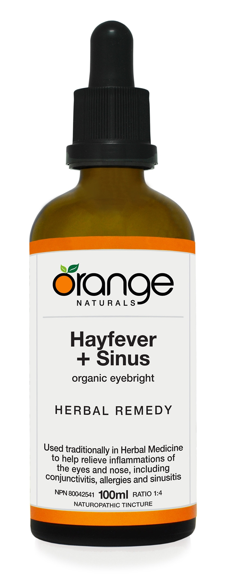 Orange Naturals Hayfever+Sinus Tincture, 100ml Canada's