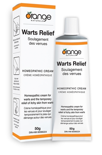 Picture of Orange Naturals Orange Naturals Warts Relief Homeopathic Cream, 50g