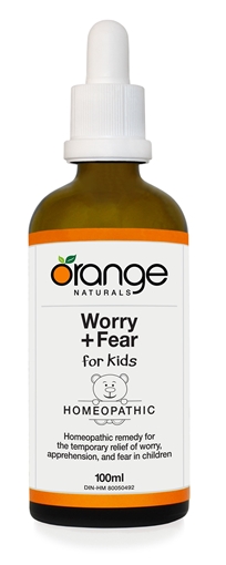 Picture of Orange Naturals Orange Naturals Worry+Fear (Kids) Homeopathic, 100ml