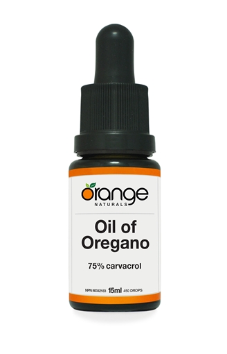 Picture of Orange Naturals Orange Naturals Oil of Oregano 75% carvacrol MCT, 15ml