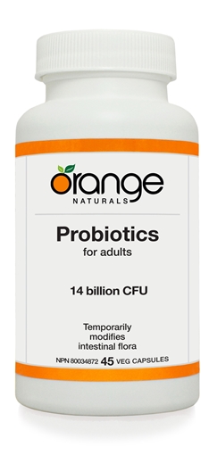 Picture of Orange Naturals Orange Naturals Probiotic (Adults) 14 Billion CFU, 45 Vegicaps