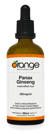 Picture of Orange Naturals Orange Naturals Ginseng (Panax) Tincture, 100ml