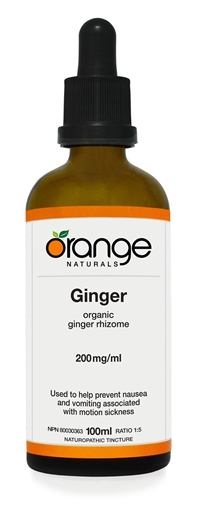 Picture of Orange Naturals Orange Naturals Ginger Tincture, 100mL