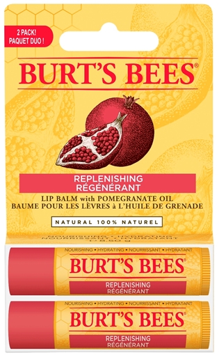 Picture of Burts Bees Burt's Bees Lip Balm Tube, Pomegranate 2-Pack
