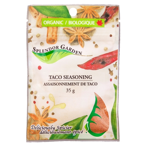 Picture of Splendor Garden Splendor Garden Organic Taco Seasoning, 35g