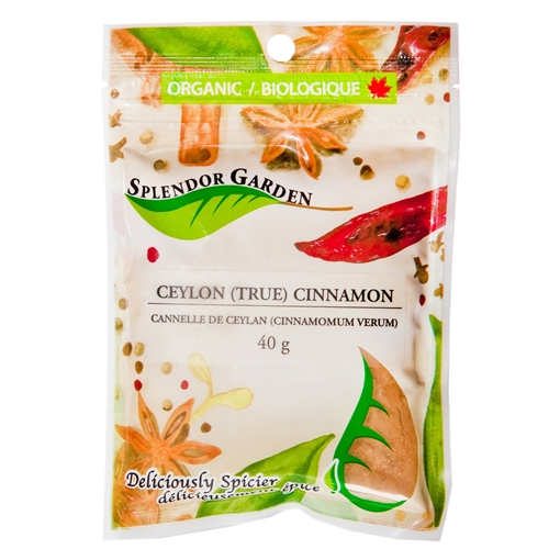Picture of Splendor Garden Splendor Garden Organic Ceylon "True" Cinnamon, 40g
