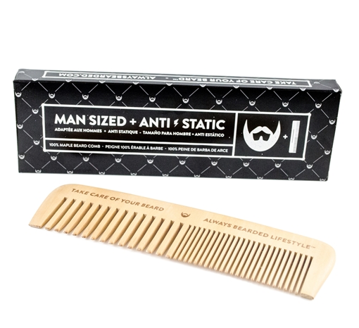 Picture of Always Bearded Lifestyle Always Bearded Lifestyle Anti-Static Maple Beard Comb