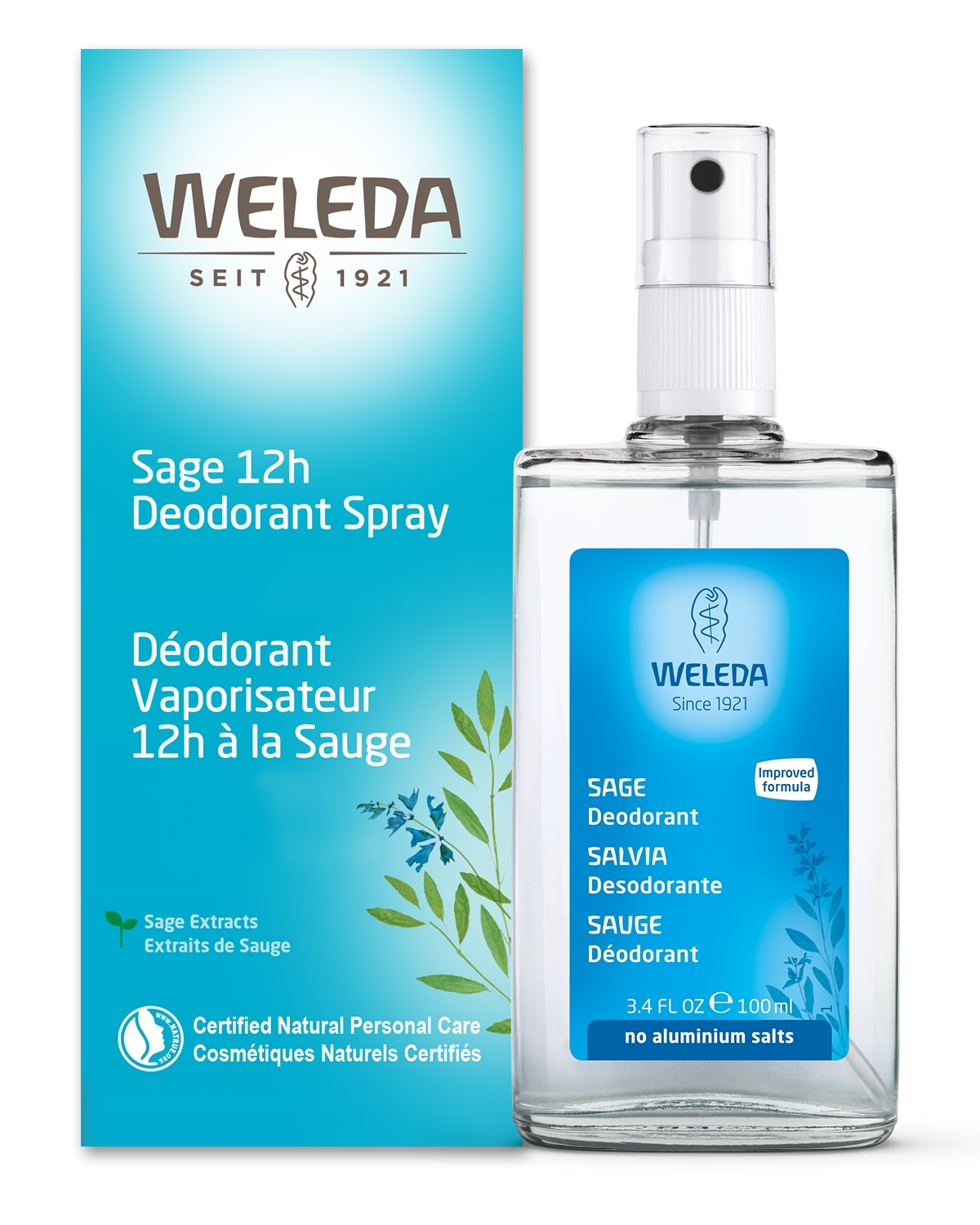 Weleda Sage 12h Spray Deodorant, 100ml Canada's online vitamin, beauty & health