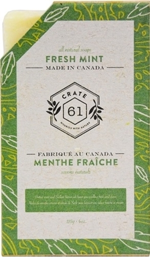 Picture of Crate 61 Organics Crate 61 Organics Bar Soap, Fresh Mint