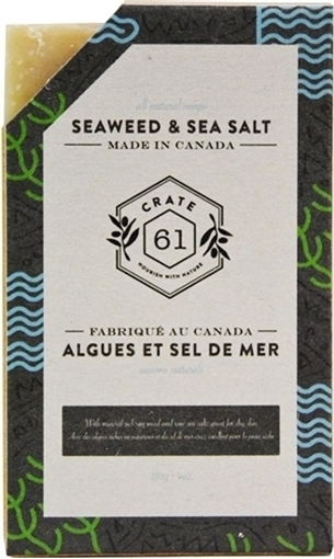 Picture of Crate 61 Organics Crate 61 Organics Bar Soap, Seaweed and Sea Salt