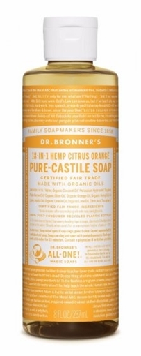 Picture of Dr. Bronner Dr. Bronner's Pure-Castile Liquid Soap, Citrus 237ml