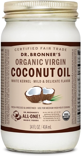 Picture of Dr. Bronner Dr. Bronner's White Virgin Coconut Oil, 414ml
