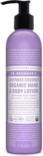 Picture of Dr. Bronner Dr. Bronner's Organic Lotion, Lavender Coconut 237ml