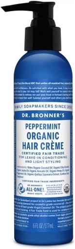 Picture of Dr. Bronner Dr. Bronner's Organic Hair Crème, Peppermint 177ml